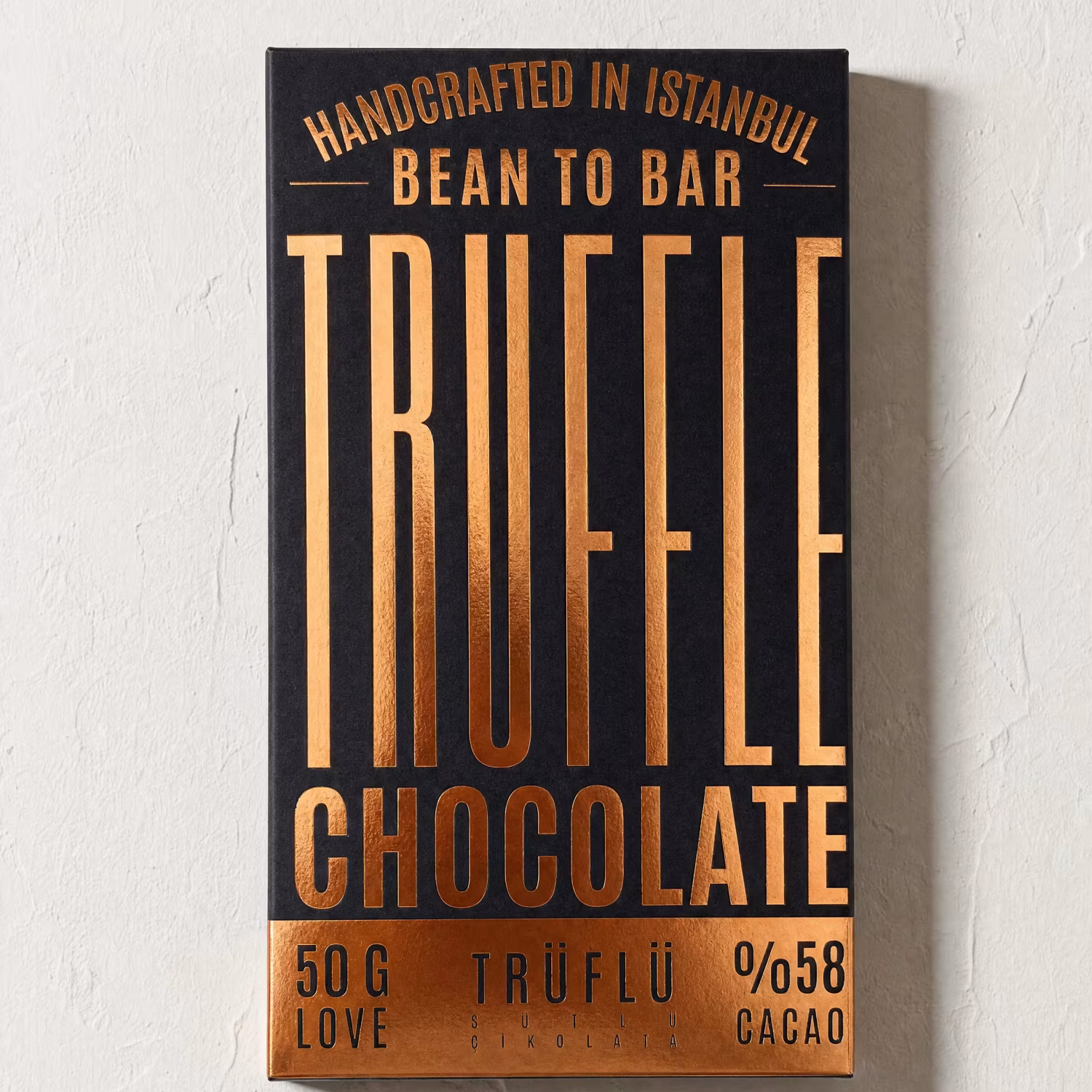 Trüflü Bean to Bar Çikolata (%58 Kakao)